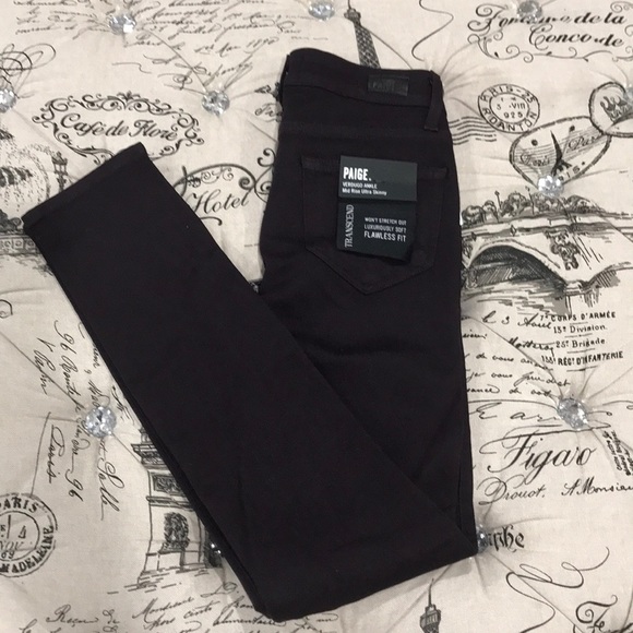 🎁 PAIGE Transcend Verdugo Ankle Zip Skinny Jeans - Picture 10 of 10